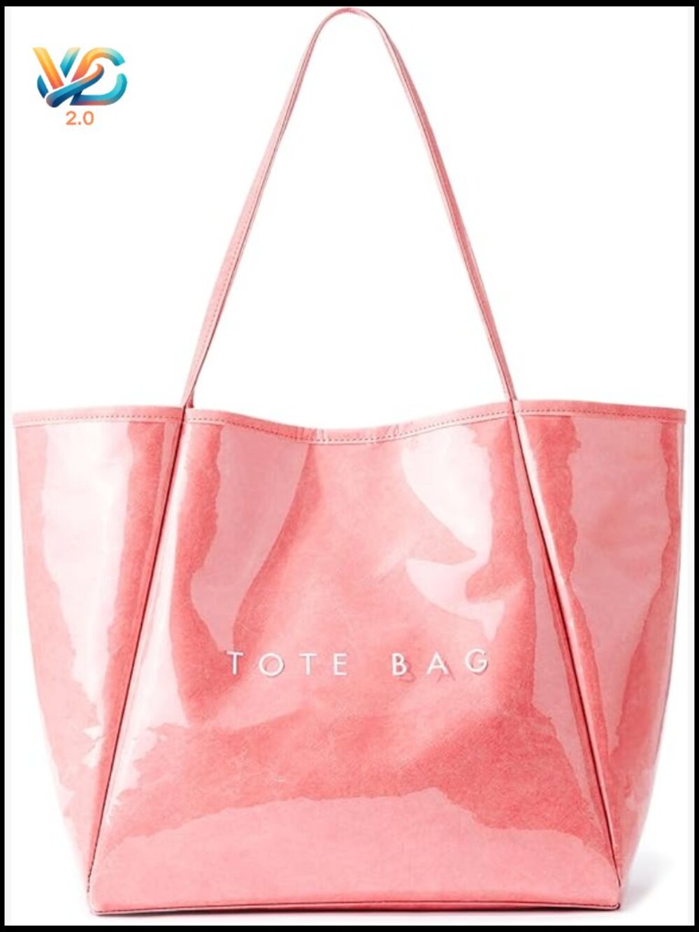 Large PVC Weekender Tote Oversize Shopper Travel Purse Shoulder Bag
